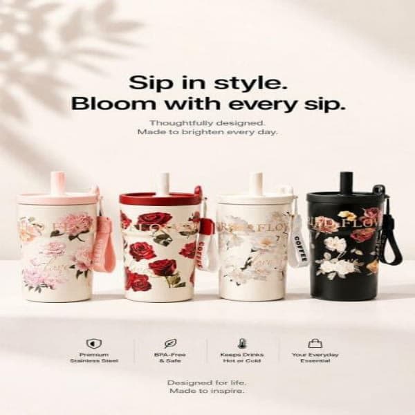 Floral cup - Wholesale Toys & Return Gifts India