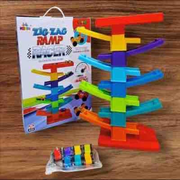 Manku Zig Zag Ramp Racer Track Set (B) - Wholesale Toys & Return Gifts India