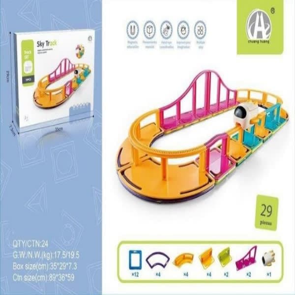 Sky magnetic track 29 pc - Wholesale Toys & Return Gifts India